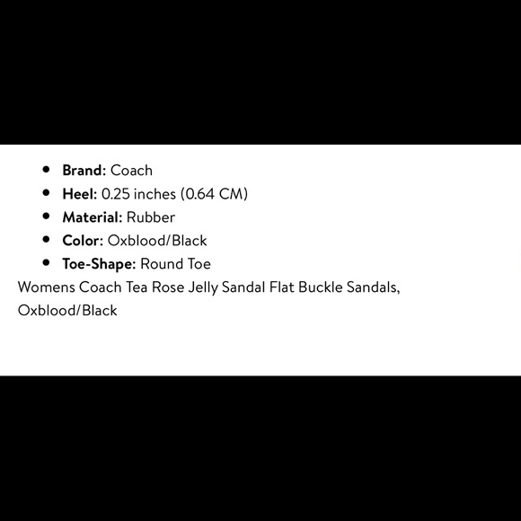 NIB COACH JELLY SANDALS - Picture 5 of 5